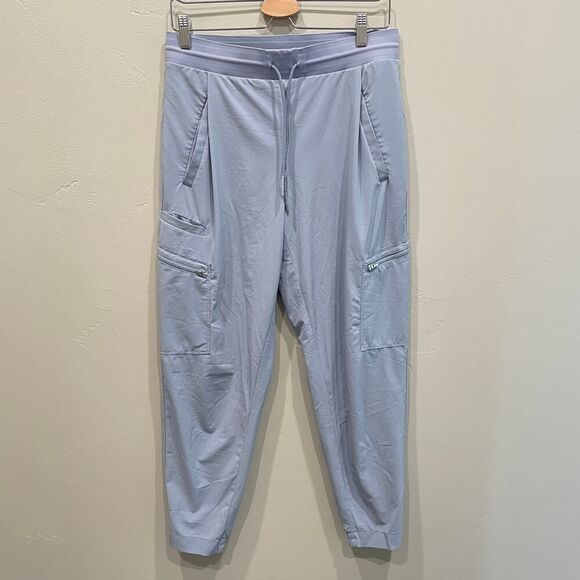 Athleta Go Far Travel Pant Light Blue - Size: 6 - Picture 1 of 8